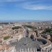 A breathtaking aerial view of St. Peter's Square in Vatican City, highlighting the iconic architecture and urban landscape.
